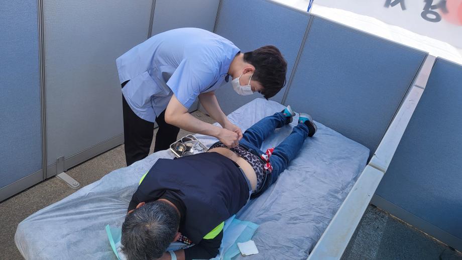 상지대부속한방병원, 36사단 참전용사 부대 초청행사 의료 지원 봉사활동 진행 4