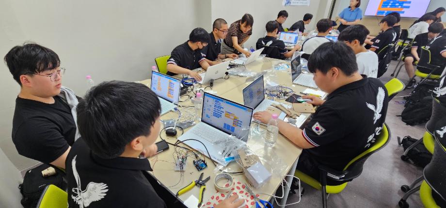 상지대 메이커스페이스, 원주고등학교 진로체험 캠프 진행 7
