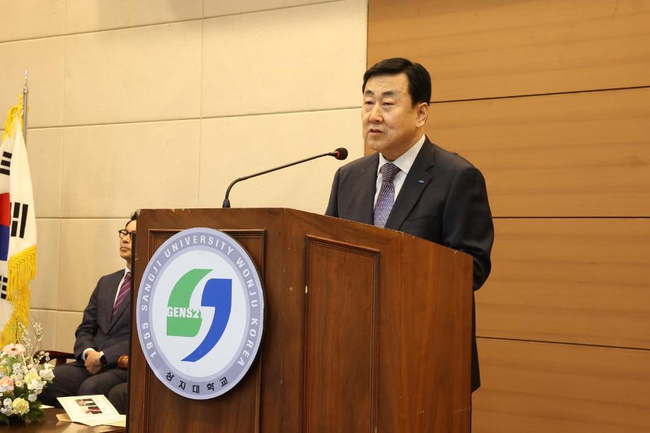 상지대 총동문회, 회장 이-취임식 개최... 오종석 회장 취임 8
