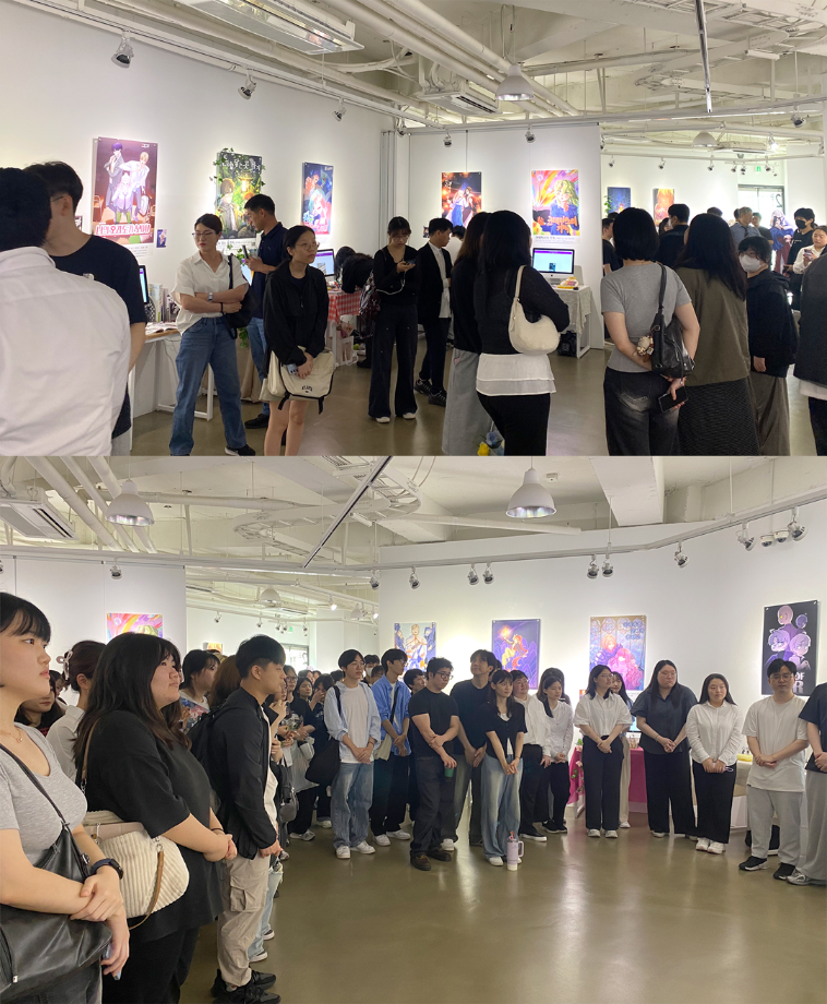 서로 다른 선들이 만나 하나의 풍경으로... 만화애니메이션학과 졸업전시회 'CROSS' 8