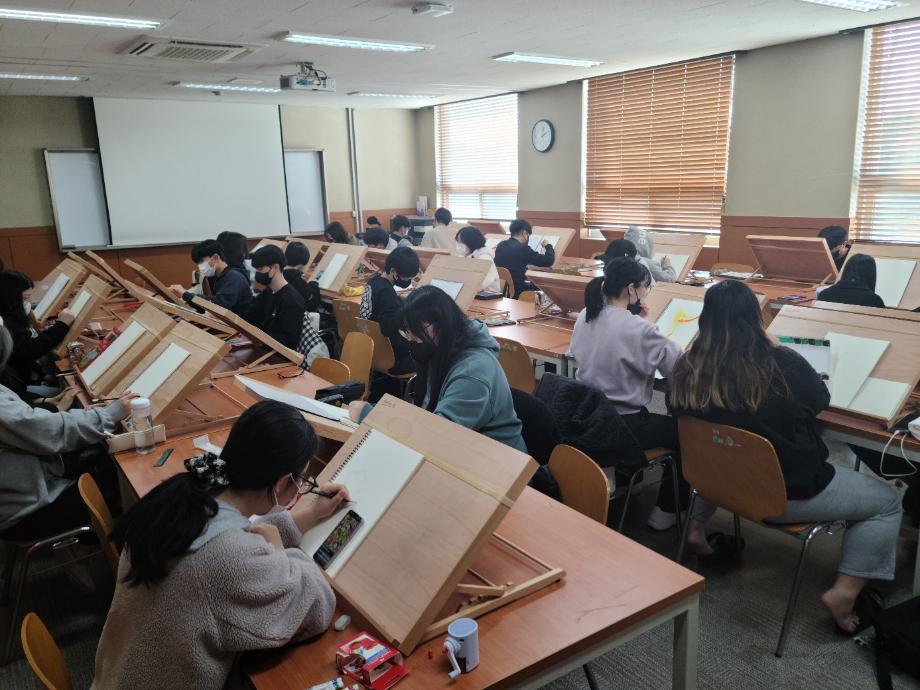 2023 1학년 만화배색작법 수업 스케치_ 이미지