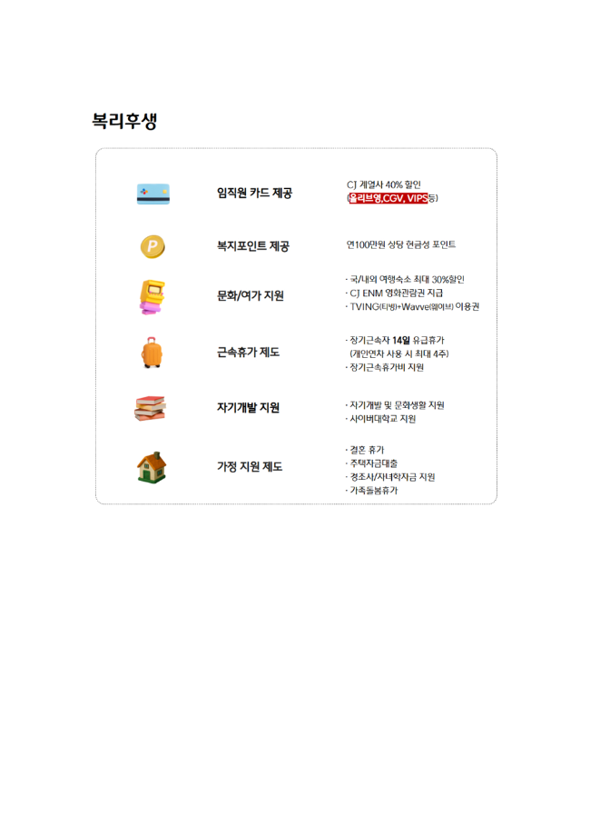 CJ프레시웨이 푸드서비스 수시채용(영양사/조리사/서비스 직무) 4
